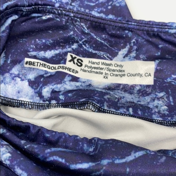 Goldsheep Legging Blue Marble size XS - Picture 5 of 7